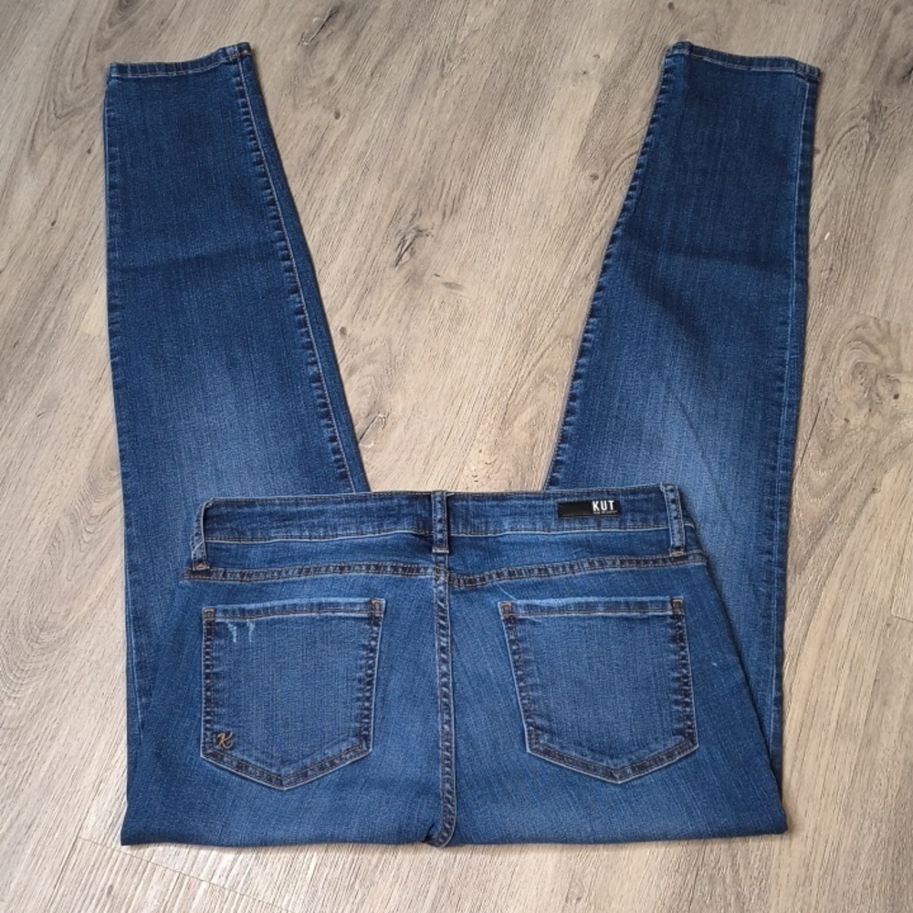 Diana Skinny w/30" Inseam KUT Size 10 Woman's Denim Jeans sac713 - Picture 3 of 5